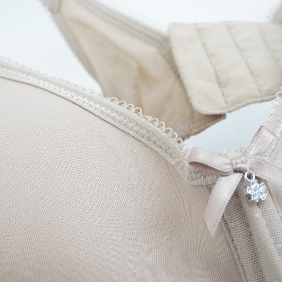 Wacoal Retro Chic Seamless Underwire Contour Bra Tan 36DD - Picture 4 of 5